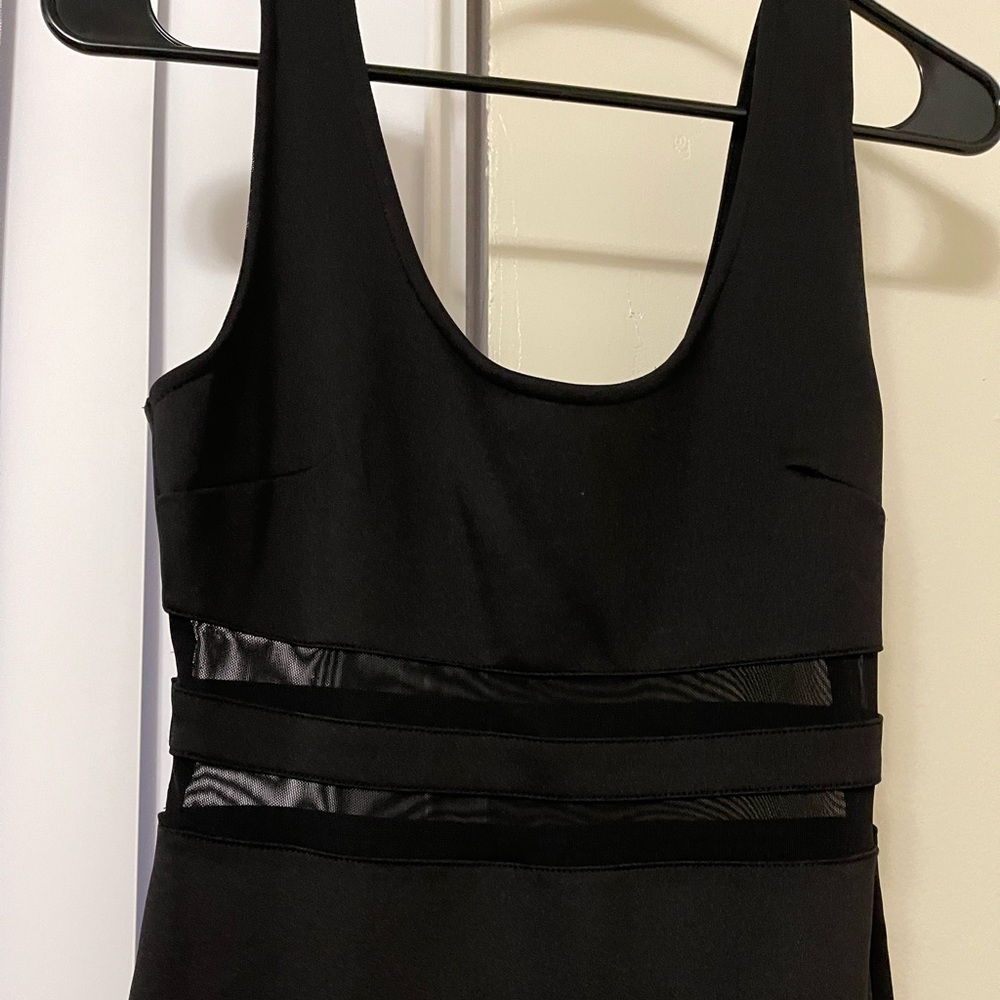 Black tight dress